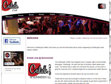 Tablet Screenshot of edinburghceilidhclub.com